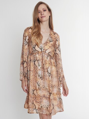 Ana Alcazar Dress 'Pakira' in Beige: front