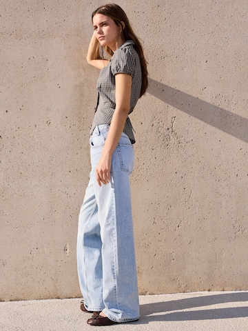 Chemisier Bershka en vert