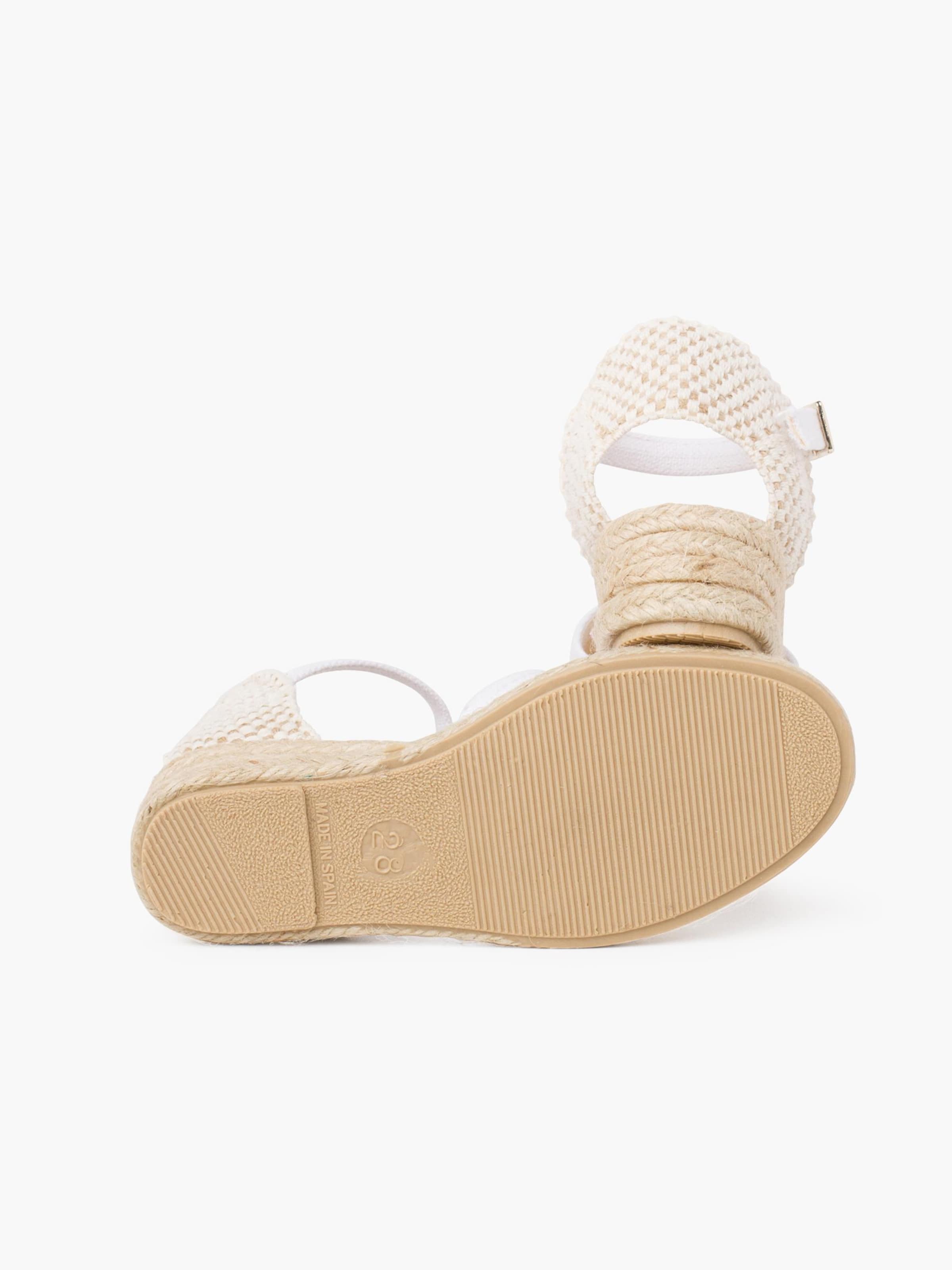 Pisamonas - Sandalias en blanco