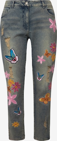 Angel of Style Slimfit Jeans in Blauw: voorkant