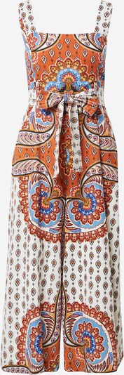 Derhy Combinaison 'NAIVE' en bleu ciel / cognac / blanc, Vue avec produit