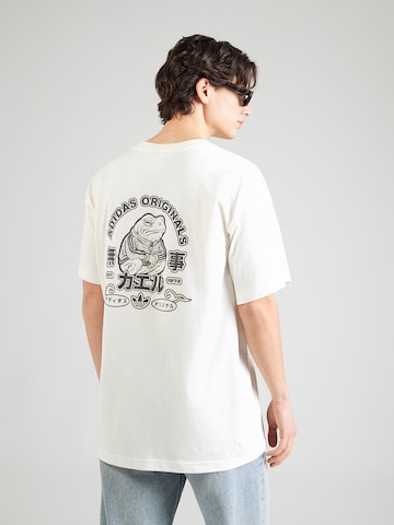 T-Shirt 'FROG' ADIDAS ORIGINALS en blanc : devant
