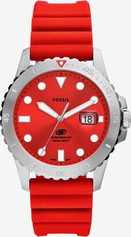 FOSSIL Analog Watch in Red: front