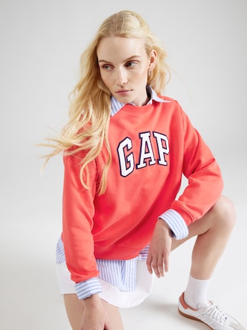 GAP Sweatshirt 'HERITAGE' in Rot