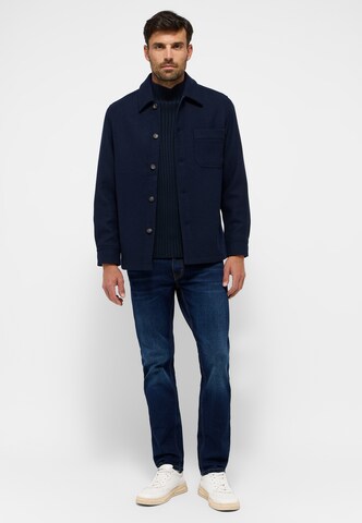 MUSTANG Comfort Fit Hemd in Blau