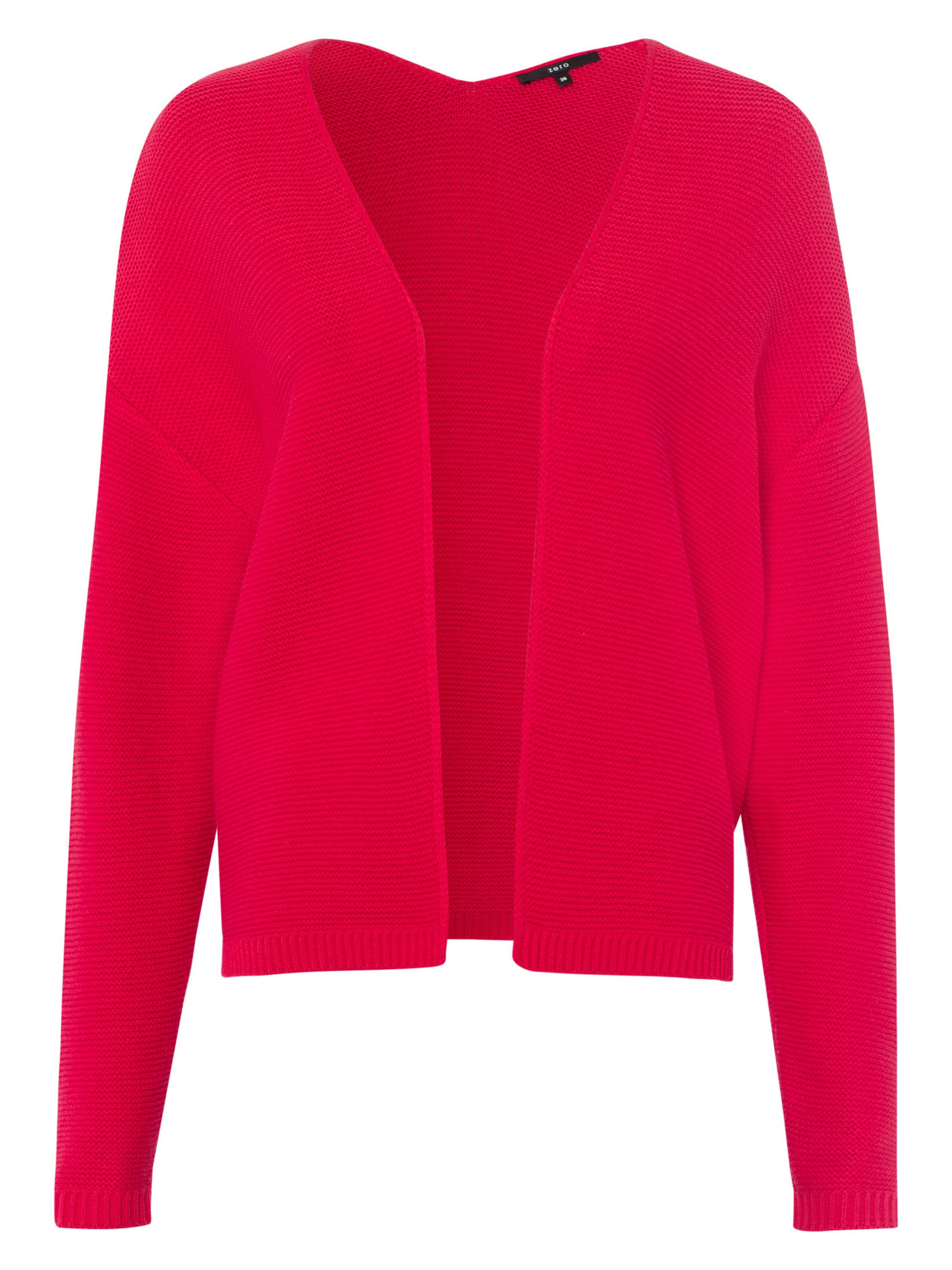 Frauen Pullover & Strick zero Strickjacke in Rot - RW39280 Frauen Pullover & Strick zero Strickjacke in Rot - RW39280