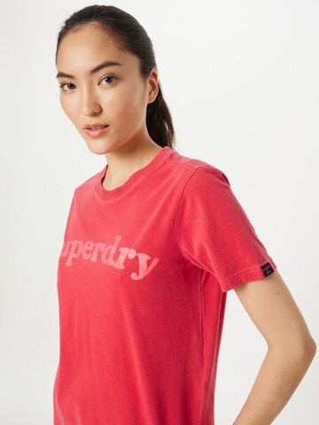 Superdry Shirt 'Vintage' in Rot