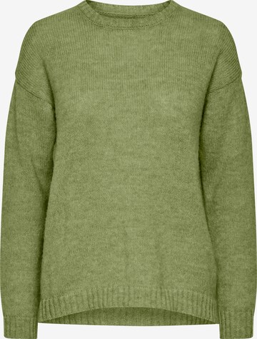 PULZ Jeans Sweater 'PZIRIS' in Green: front