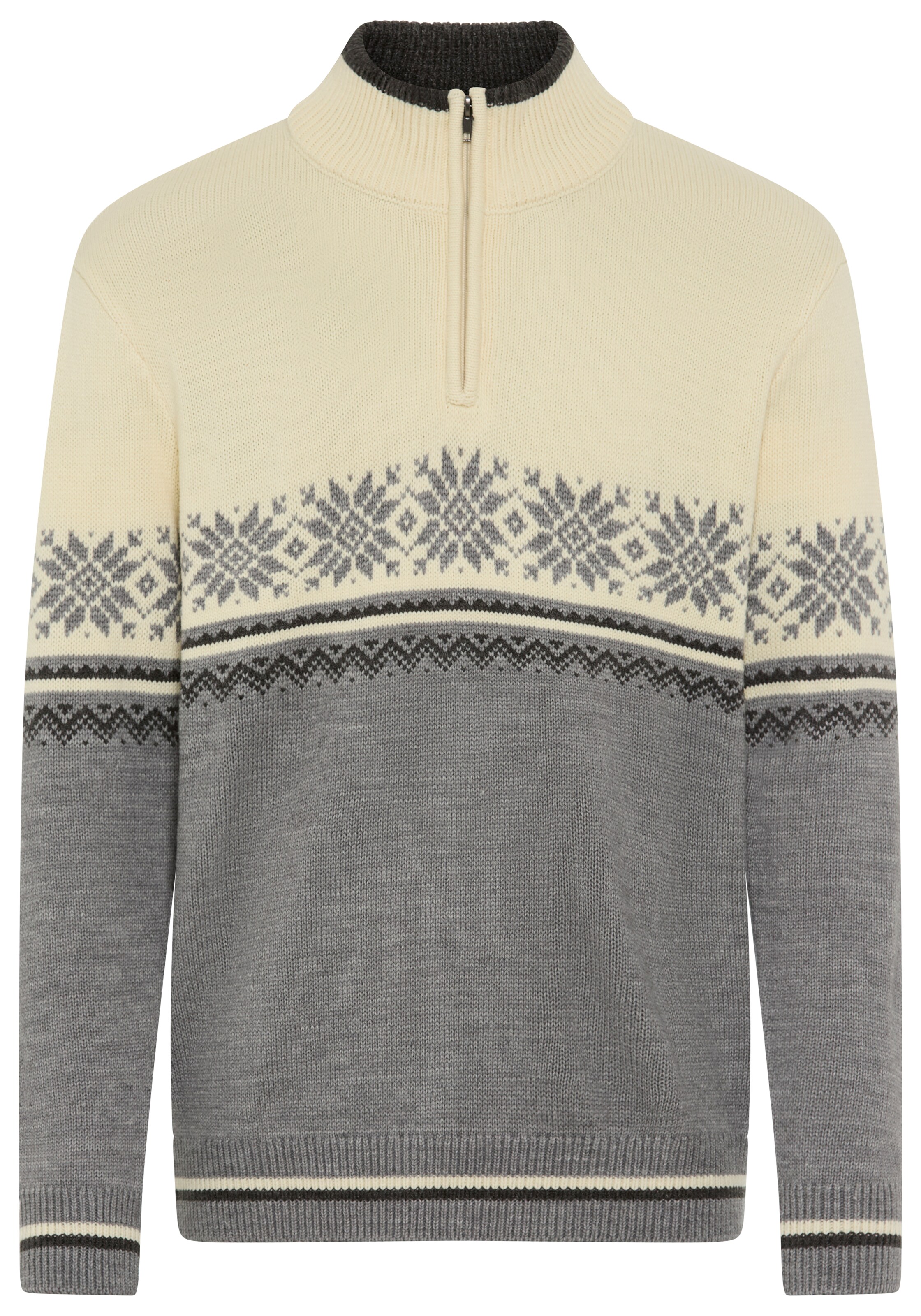 Man's World Sweater in Grey: front