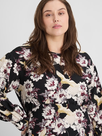 juoda Guido Maria Kretschmer Curvy Suknelė 'Orelia'