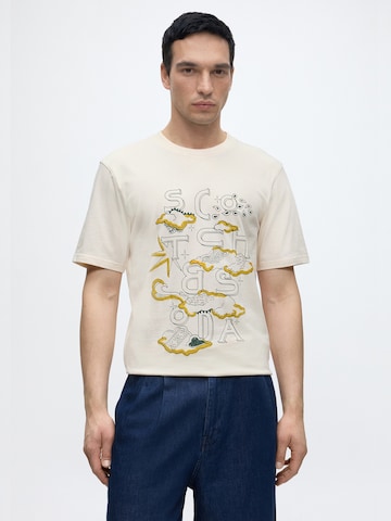 SCOTCH & SODA T-shirt i beige