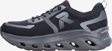 Chaussure de sport à lacets 'Sportliche Schnürsneaker' Rieker en noir : devant
