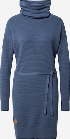 Robes en maille 'BABETT' Ragwear en bleu : devant