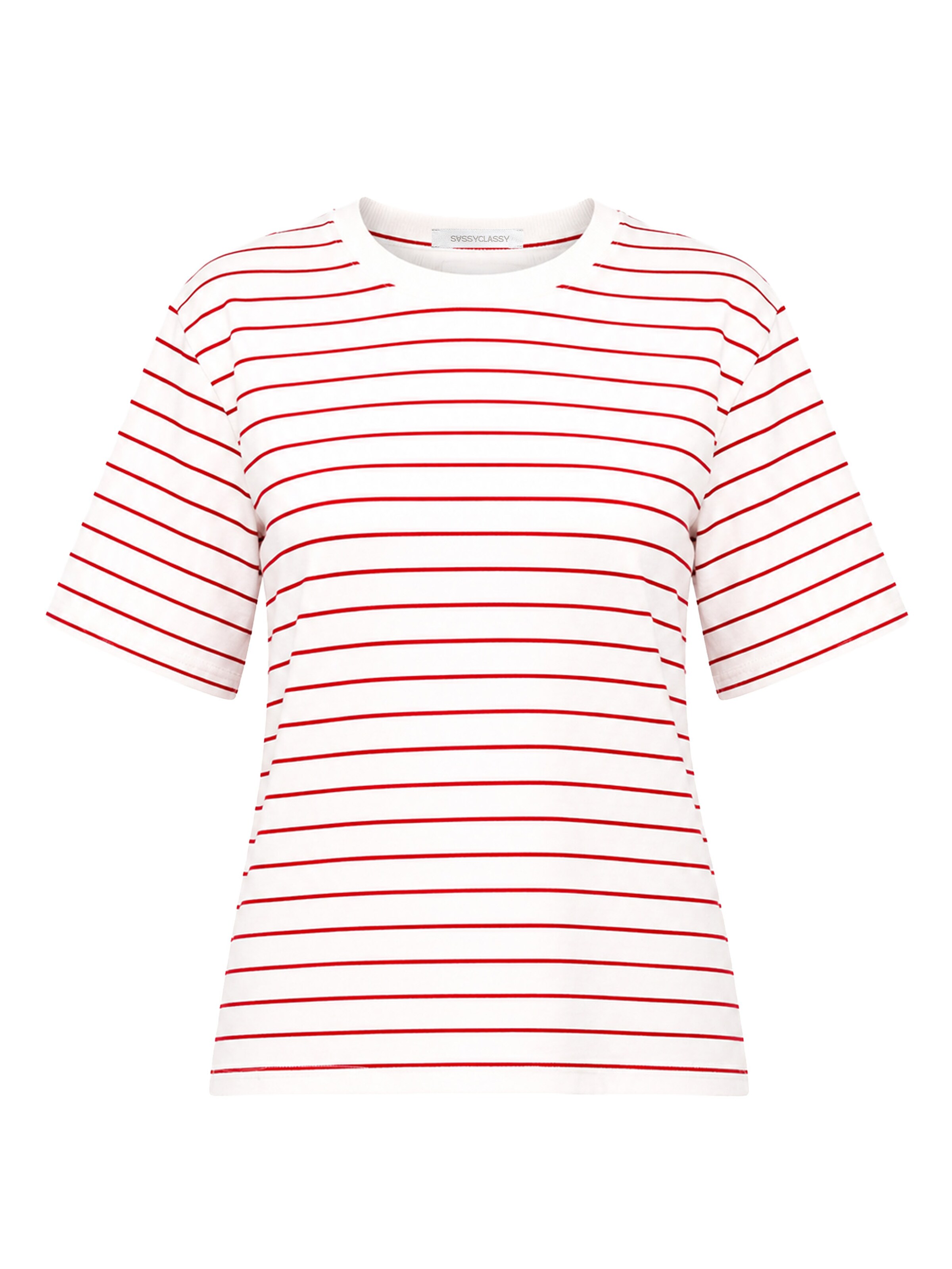 SASSYCLASSY Shirt‌‌‌‌‌‌‌‌ in Weiß: Vorderseite