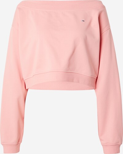 Tommy Jeans Sweat-shirt 'Essential' en bleu marine / rose / rouge / blanc, Vue avec produit