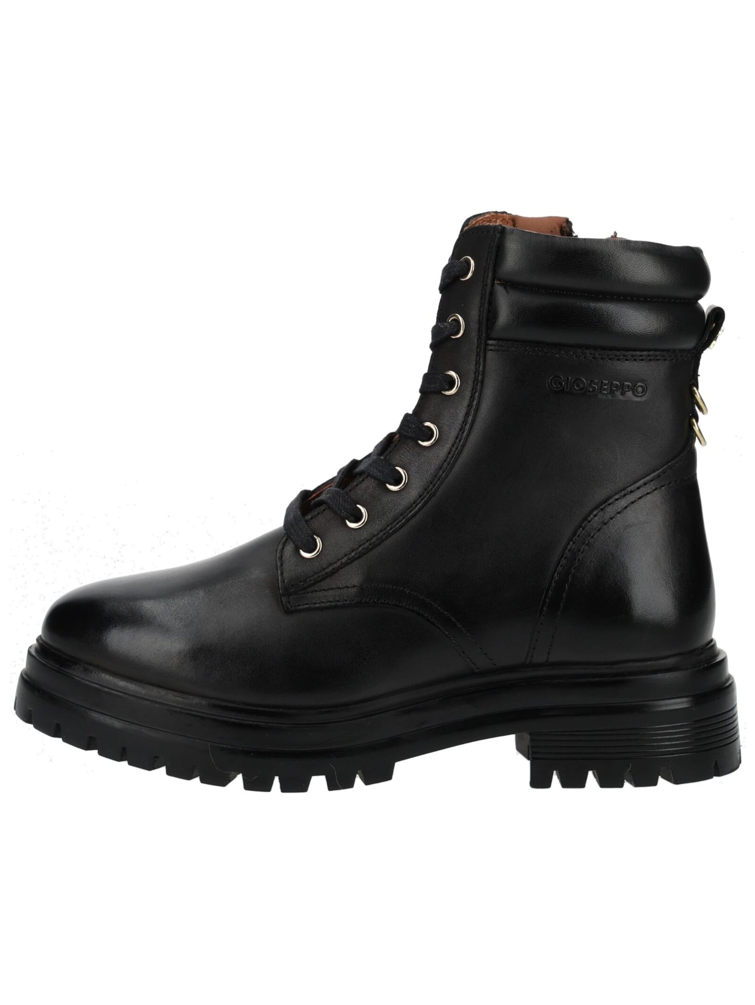 Bottines à lacets GIOSEPPO en noir