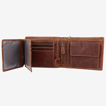 GREENBURRY Wallet 'Cafe Racer' in Brown