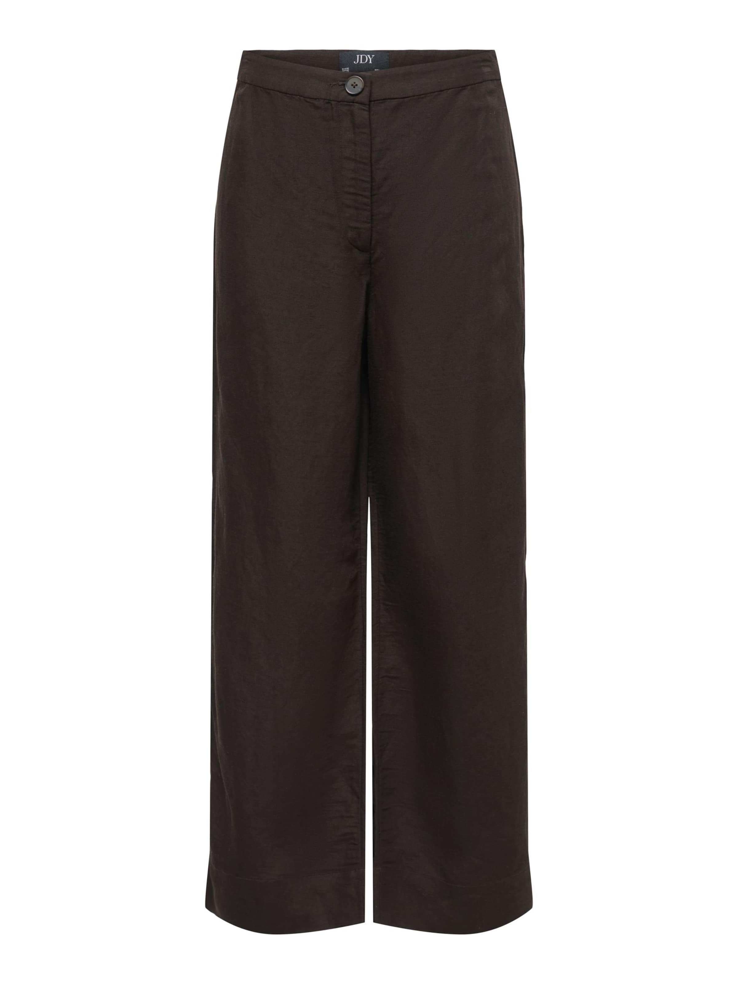 JDY - Pierna ancha Pantalón 'JDYLUCIA' en marrón: frente