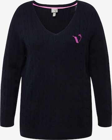 Ulla Popken Sweater in Blue: front