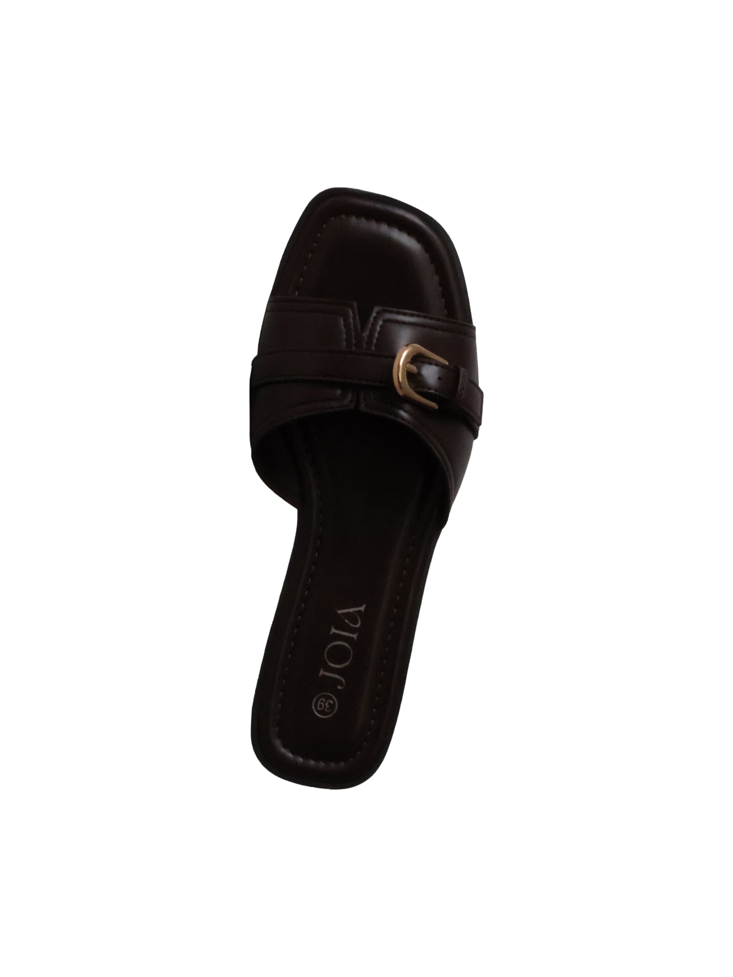 Joia - Zapatos abiertos 'Pantoletten zum Hineinschlüpfen' en marrón