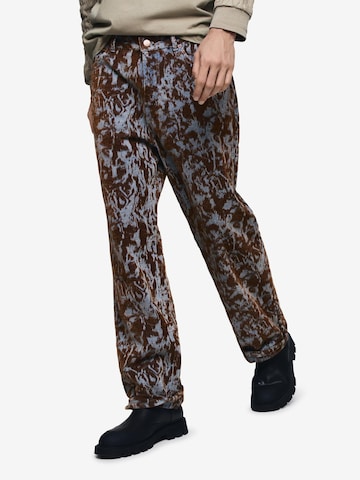 Desigual Voľný strih Džínsy - Hnedá: predná strana