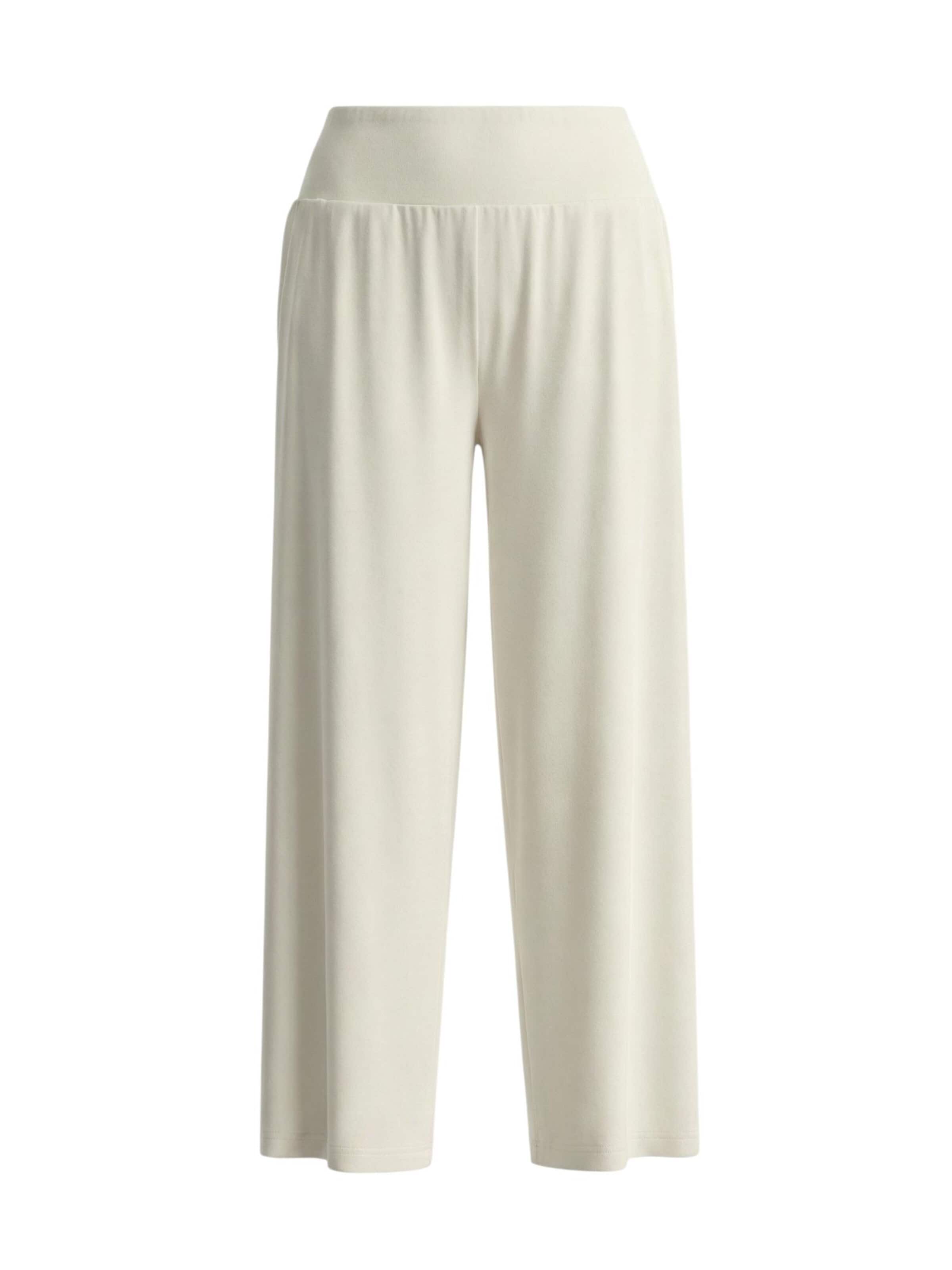 LOTUSCRAFTS Wide leg Workout Pants 'Heya Culotte' in White: front