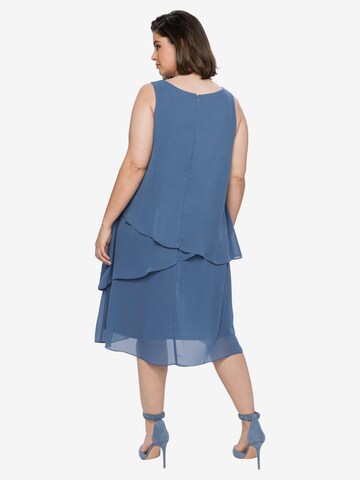 SHEEGO Cocktailkleid in Blau