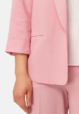 zero Blazer in Leinenmix in Pink