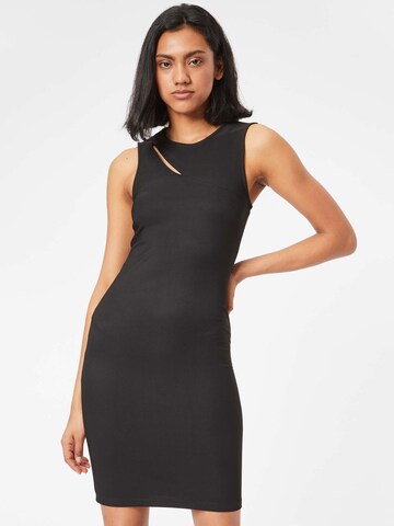 PIECES Kleid 'Sara' in Schwarz: Vorderseite