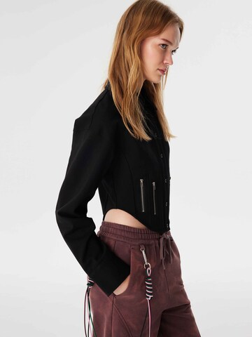 Twist Bluse in Schwarz
