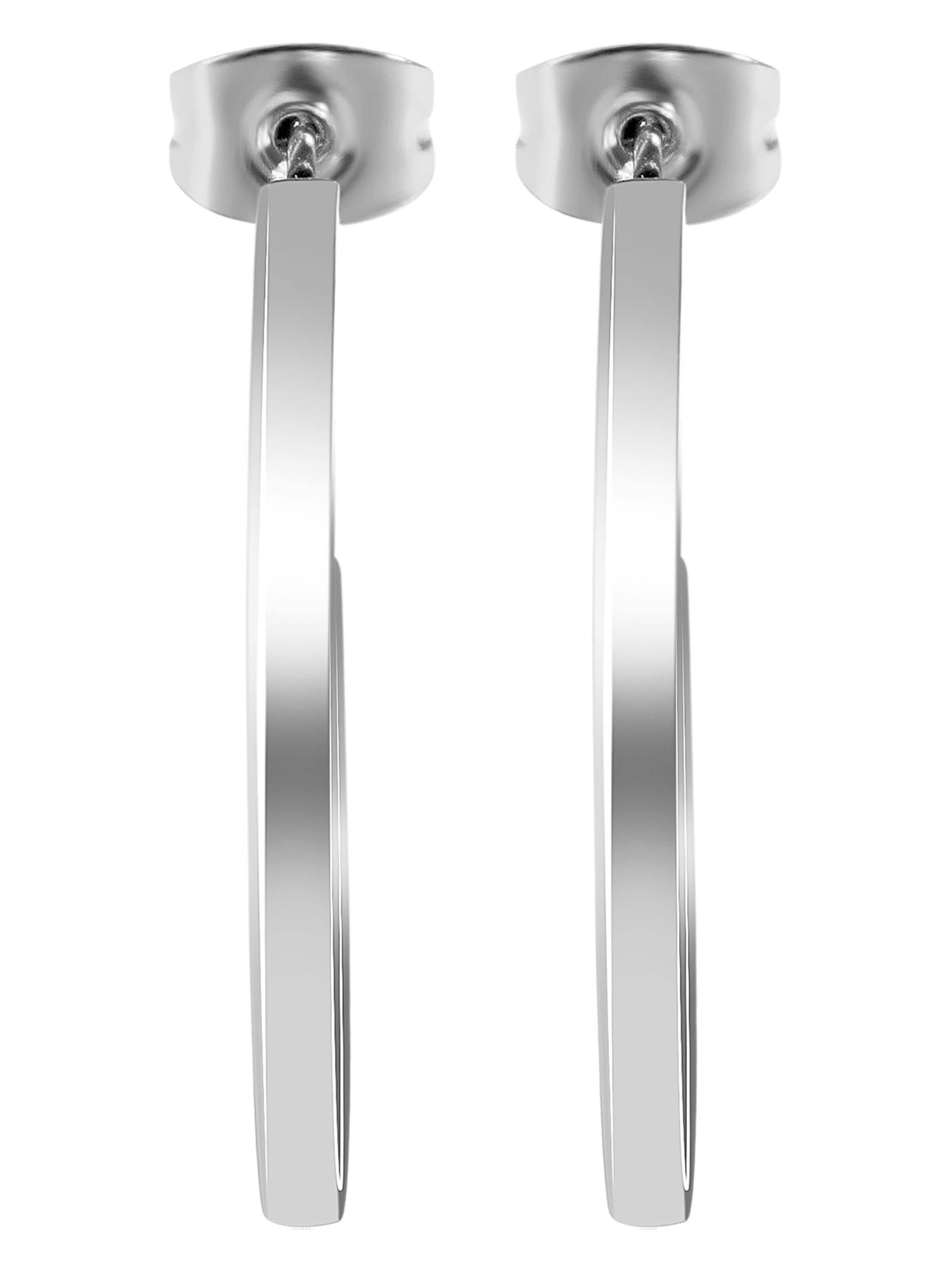 Akzent Earrings 'Hulia, langlebig' in Silver: front