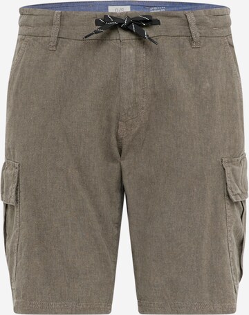 Regular Pantalon cargo QS en marron : devant