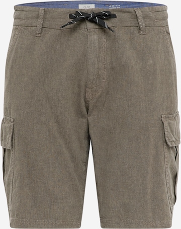 QS Regular Cargo Pants in Brown: front