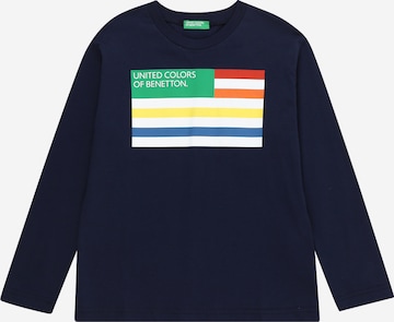 UNITED COLORS OF BENETTON Shirt in Blue: front