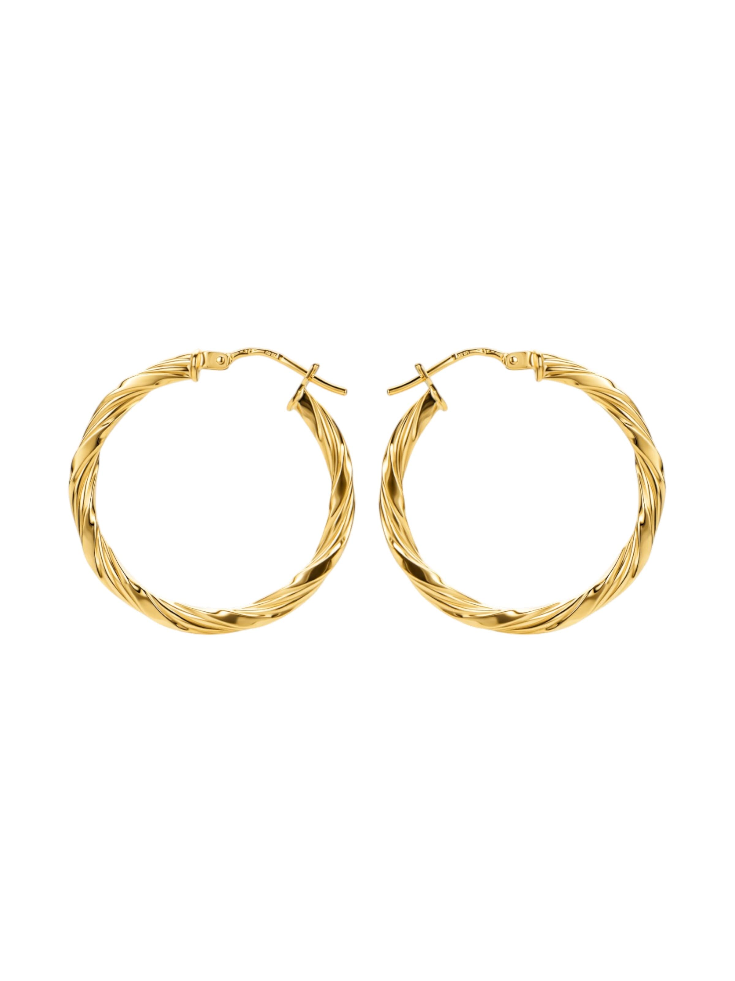 Vanlere - Pendientes en oro: frente