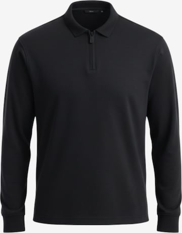 Ombre Shirt 'OM-POLS-0130' in Zwart: voorkant