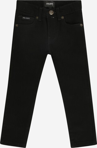 Lyle & Scott Skinny Jeans in Black: front