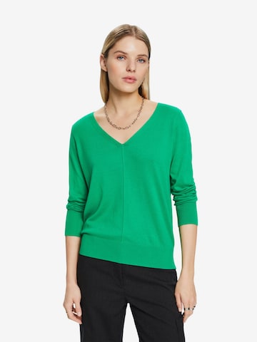 Pull-over ESPRIT en vert : devant