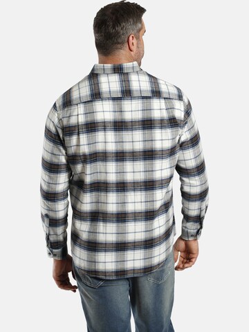 Charles Colby Comfort fit Overhemd ' Duke Willow ' in Blauw