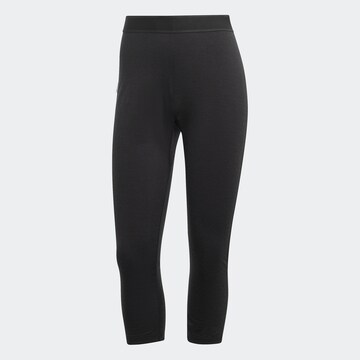 ADIDAS TERREX Skinny Sporthose in Schwarz