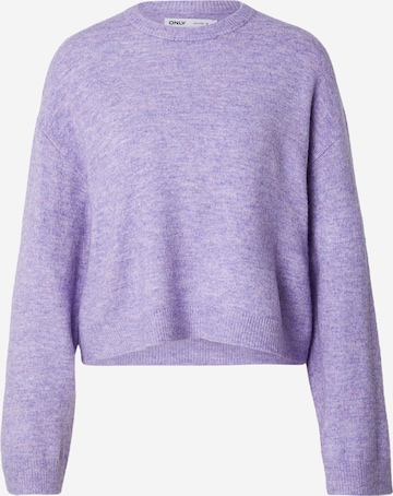 ONLY Свитер 'ONLSimoni' в Лиловый: спереди