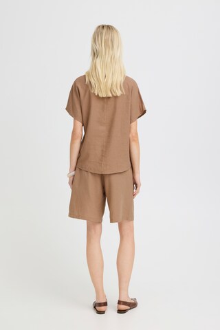 b.young Bluse in Beige