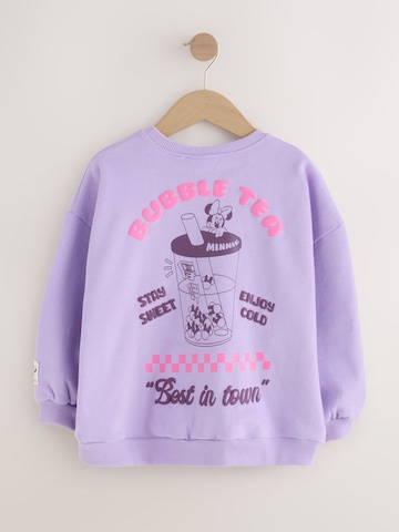 Next Sweatshirt 'Minnie Mouse' in Purple