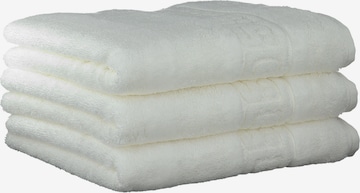 Serviette Cawö en blanc : devant