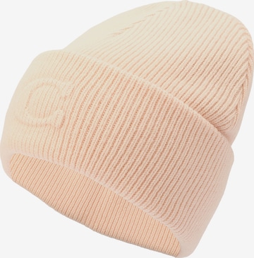 rožinė COACH Megzta kepurė: priekis