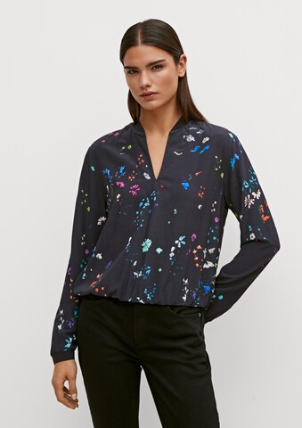 comma casual identity Bluse in Schwarz: Vorderseite
