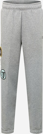 PUMA Pantalon de sport en gris chiné / pomme / rose / noir / blanc, Vue avec produit