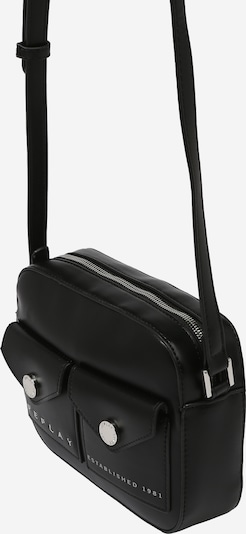REPLAY Чанта за през рамо тип преметка в черно, Преглед на продукта