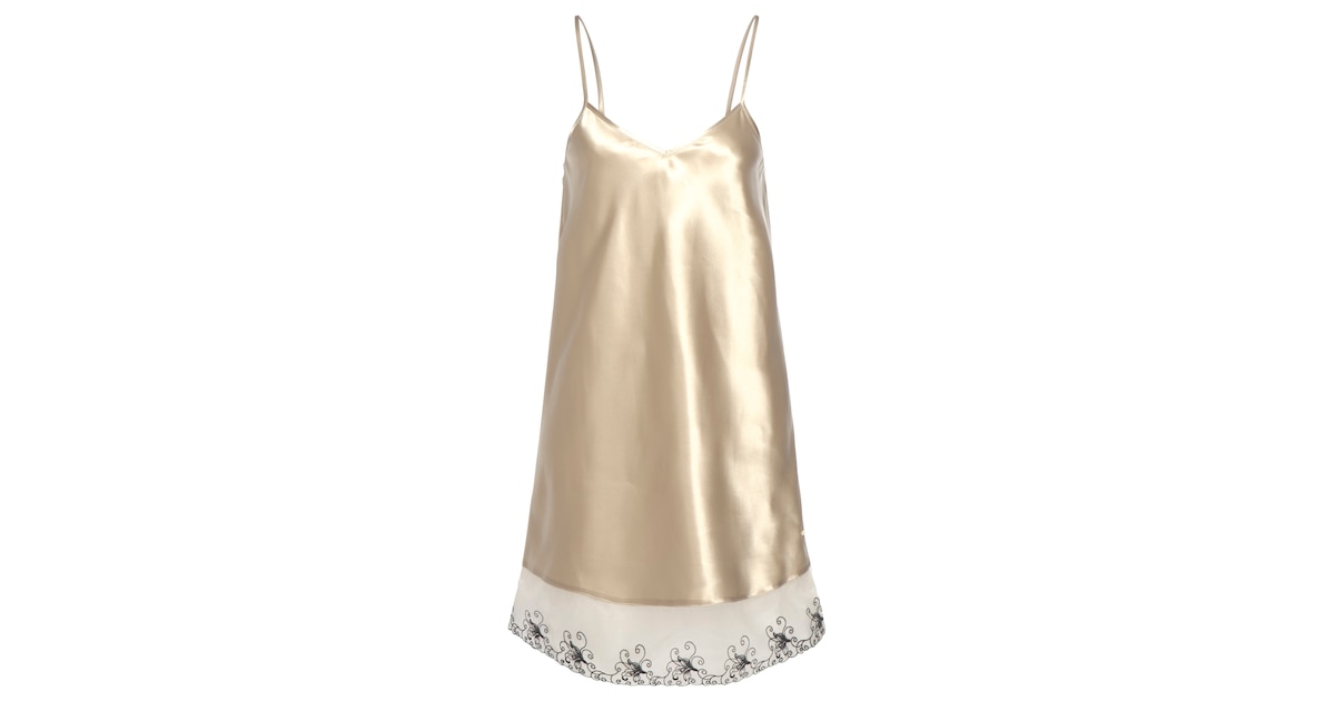 LASCANA Negligée in Beige | ABOUT YOU