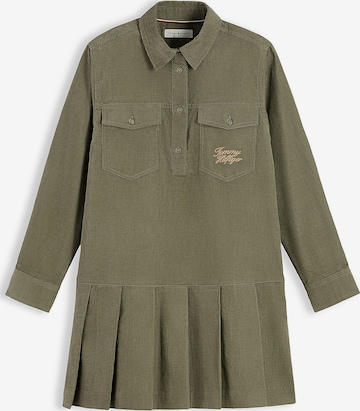 TOMMY HILFIGER Jurk in Groen: voorkant